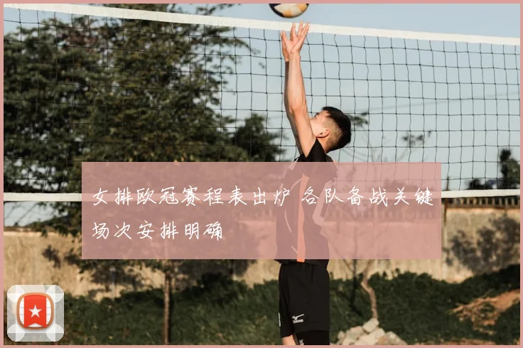 女排欧冠赛程表出炉 各队备战关键场次安排明确